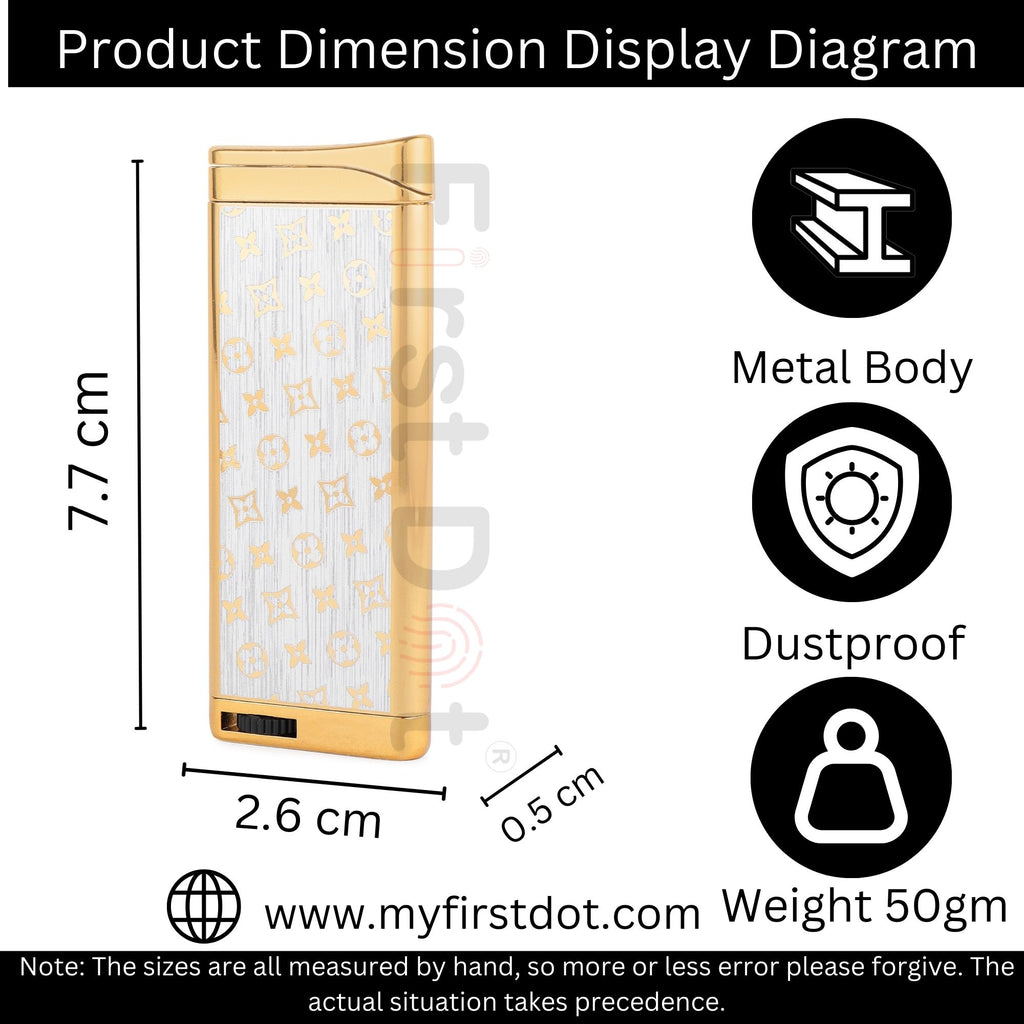 Louis Vuitton Red Jet Flame Lighter | Windproof Cigarette Lighter