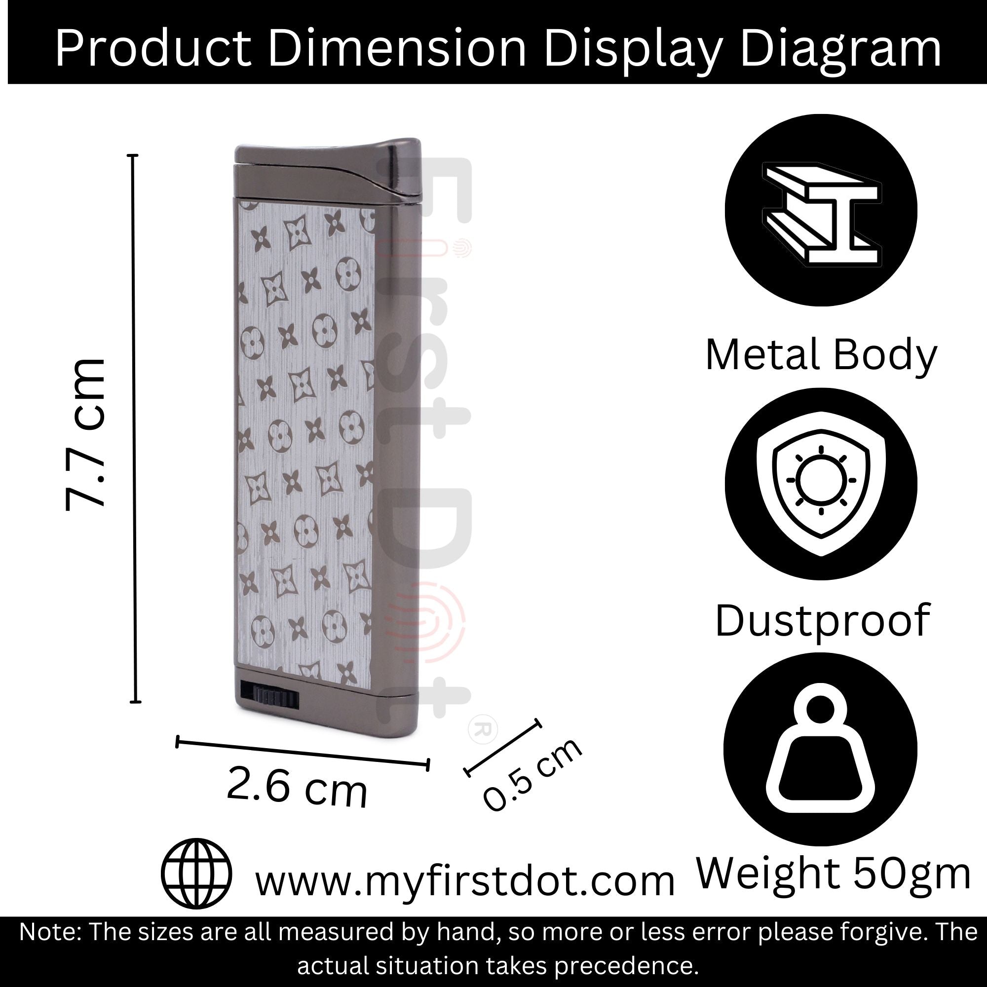 Louis Vuitton Red Jet Flame Lighter | Windproof Cigarette Lighter