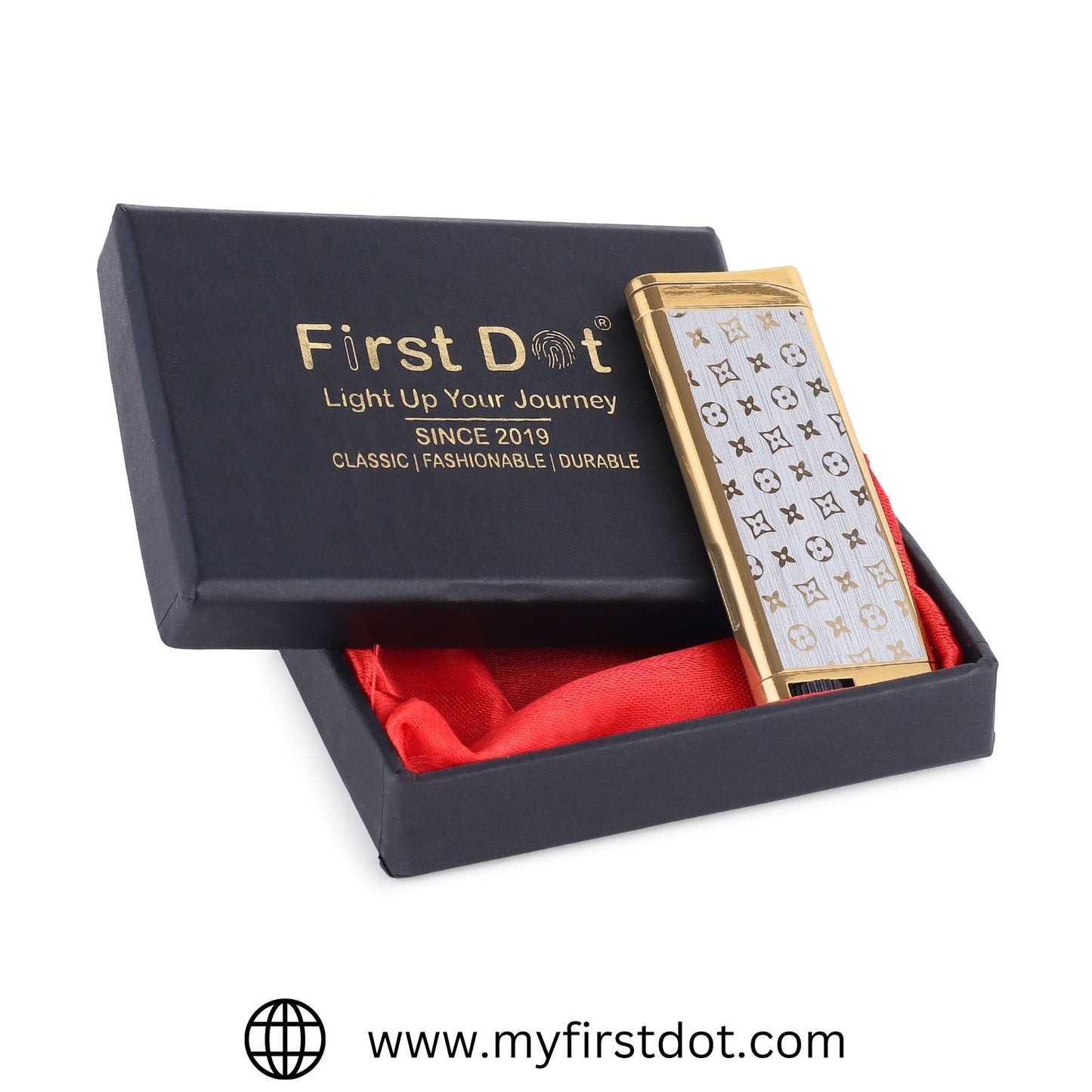 Louis Vuitton Premium Refillable Cigarette Lighter – Perfect for Gifting | First Dot