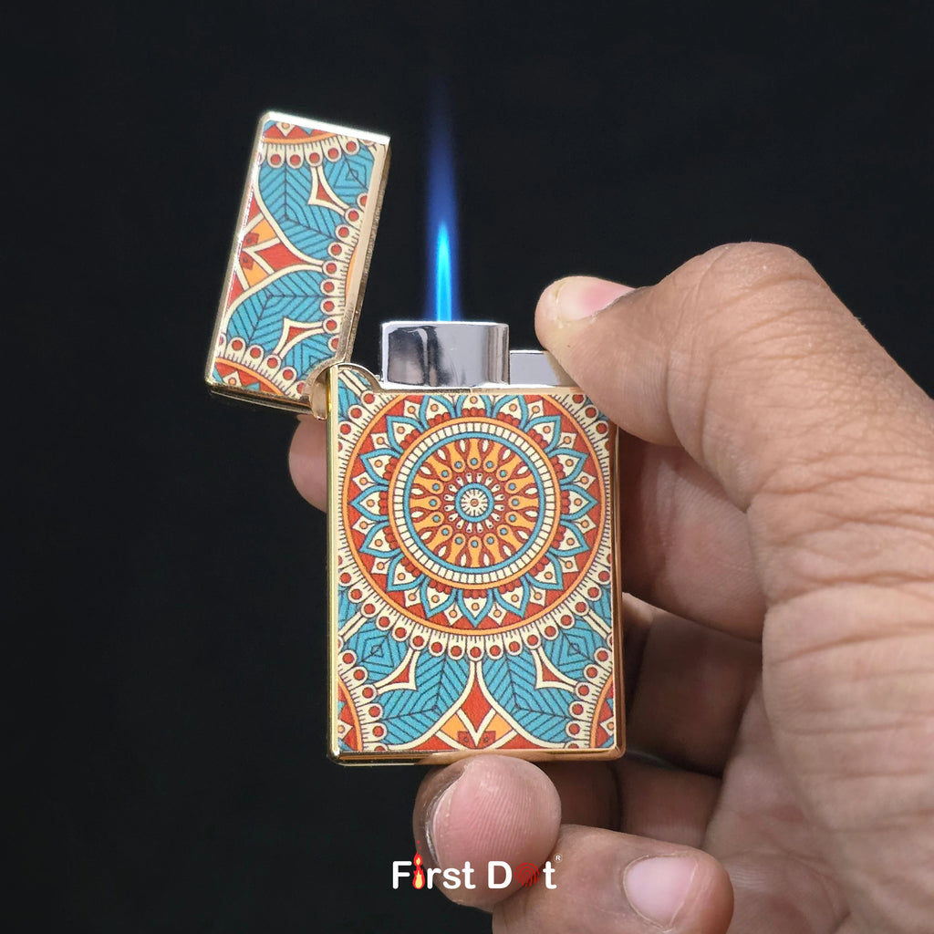 Mandala Jet Flame Cigarette Lighter