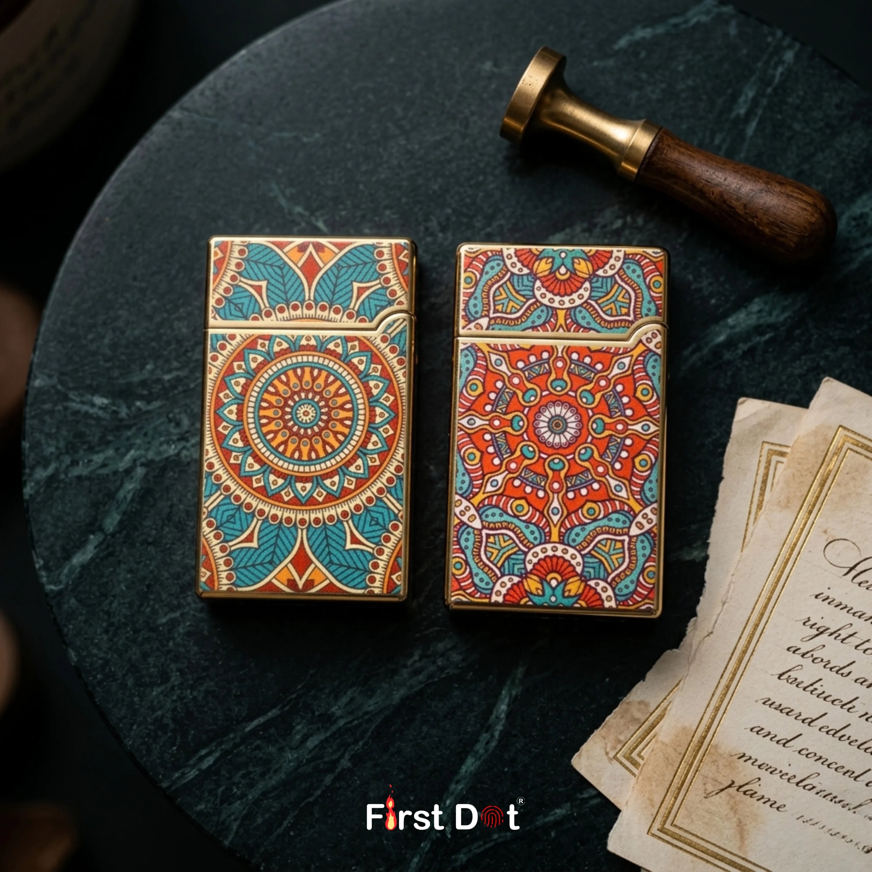 Mandala Jet Flame Cigarette Lighter