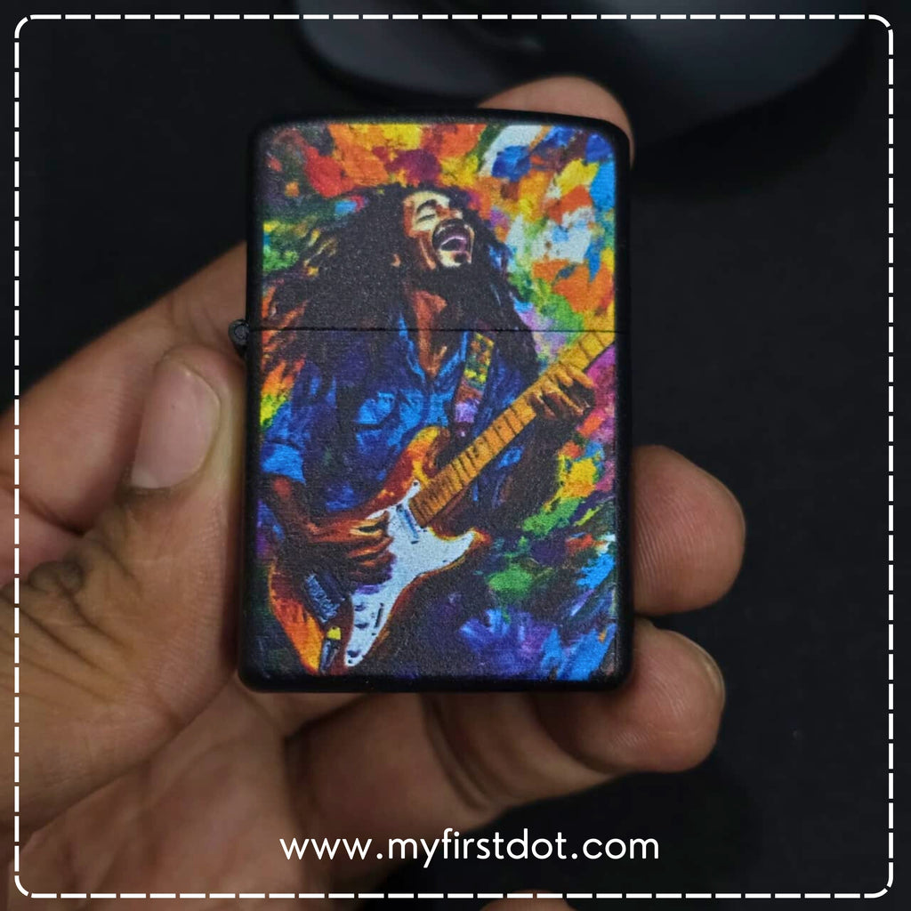 First Dot Marley One Love Windproof Cigarette Lighter