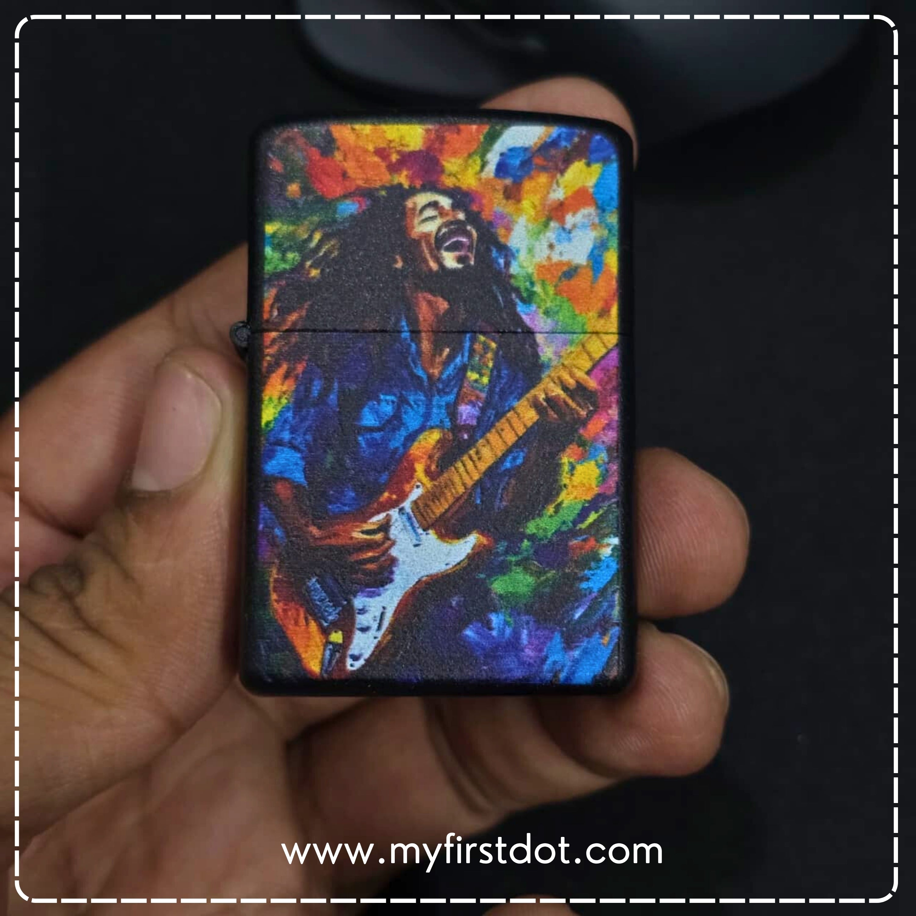 First Dot Marley One Love Windproof Cigarette Lighter