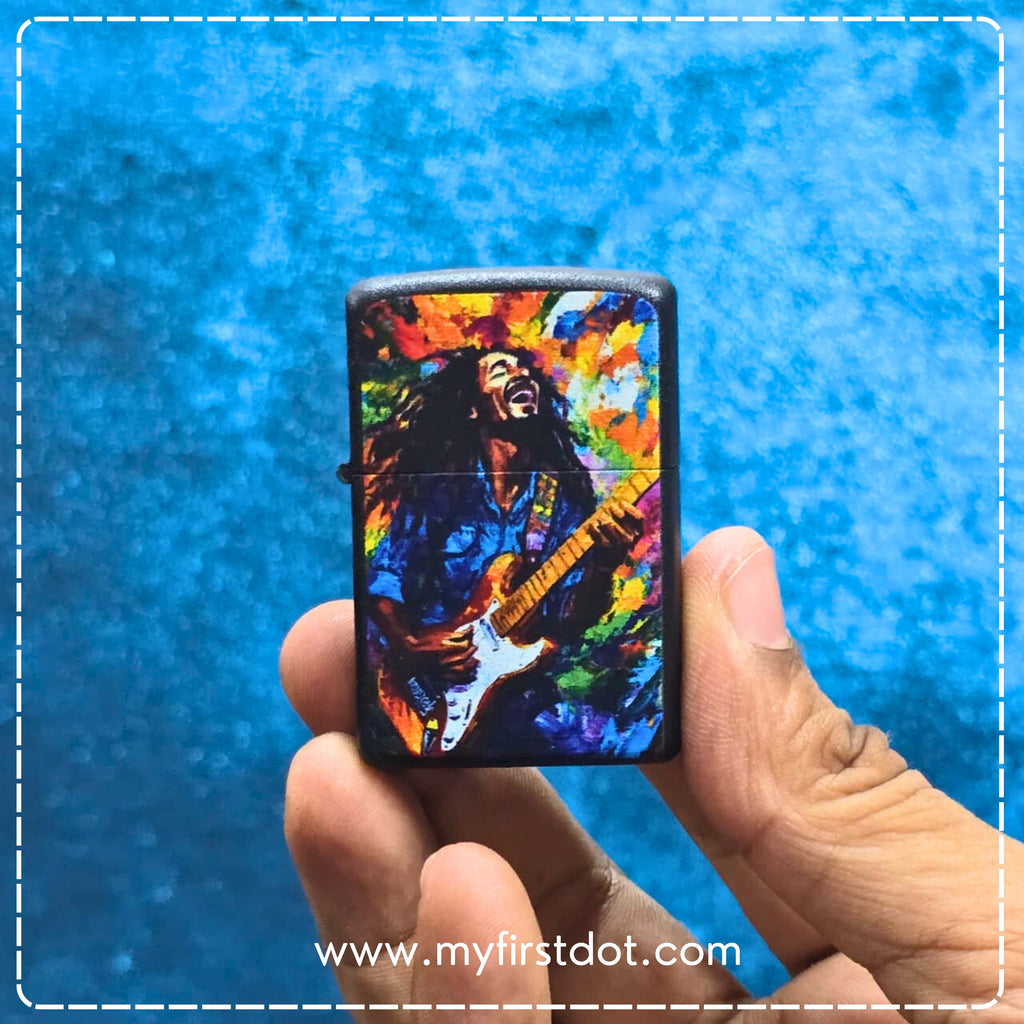 First Dot Marley One Love Windproof Cigarette Lighter