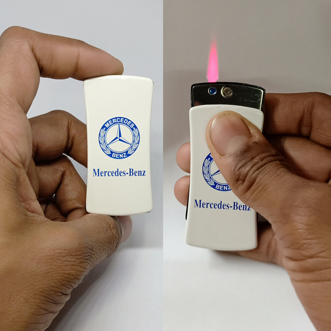 Mercedes Benz Red Jet Flame Lighter | Windproof Cigarette Lighter