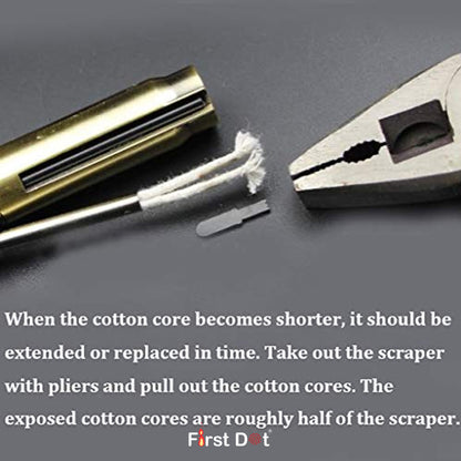 Metal Bullet Keychain Lighter | Flint Match Fire Starter for Outdoor & Camping