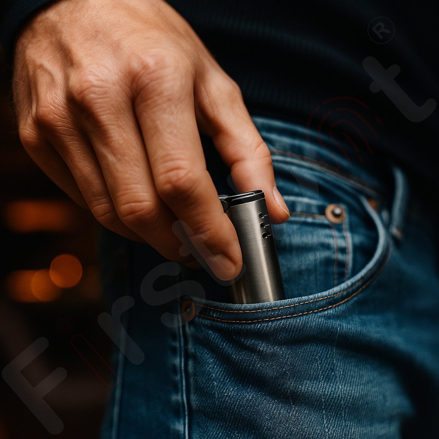 Slim Red Jet Flame Lighter | Windproof Cigarette Lighter