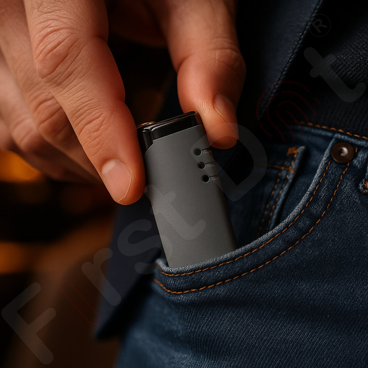 Slim Red Jet Flame Lighter | Windproof Cigarette Lighter