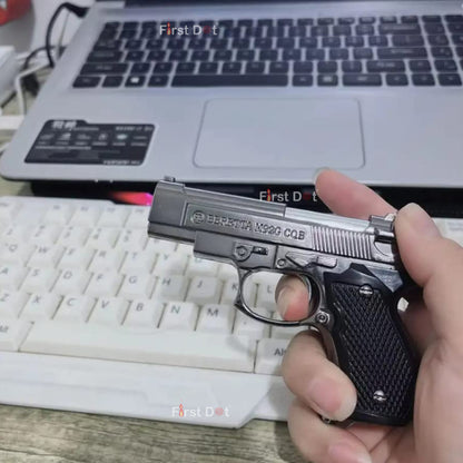 Designed for everyday convenience, the Mini Beretta M92G CQB Gun Lighter provides powerful jet flame ignition, adjustable fire output, and refillable butane support in a compact pistol-shaped design built for pocket carry.