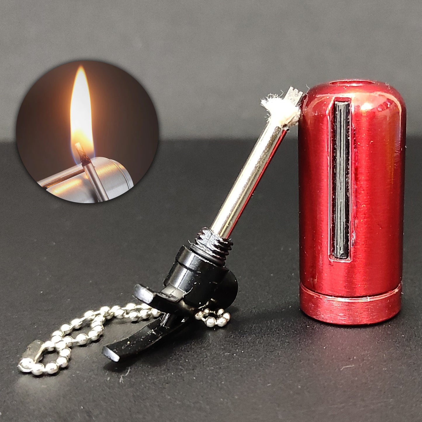Mini Fire Extinguisher Lighter Keychain Cigarette Lighter