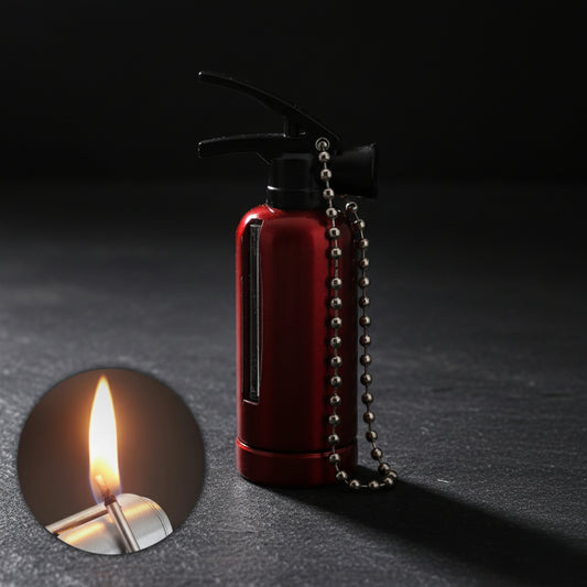 Mini Fire Extinguisher Lighter Keychain Cigarette Lighter