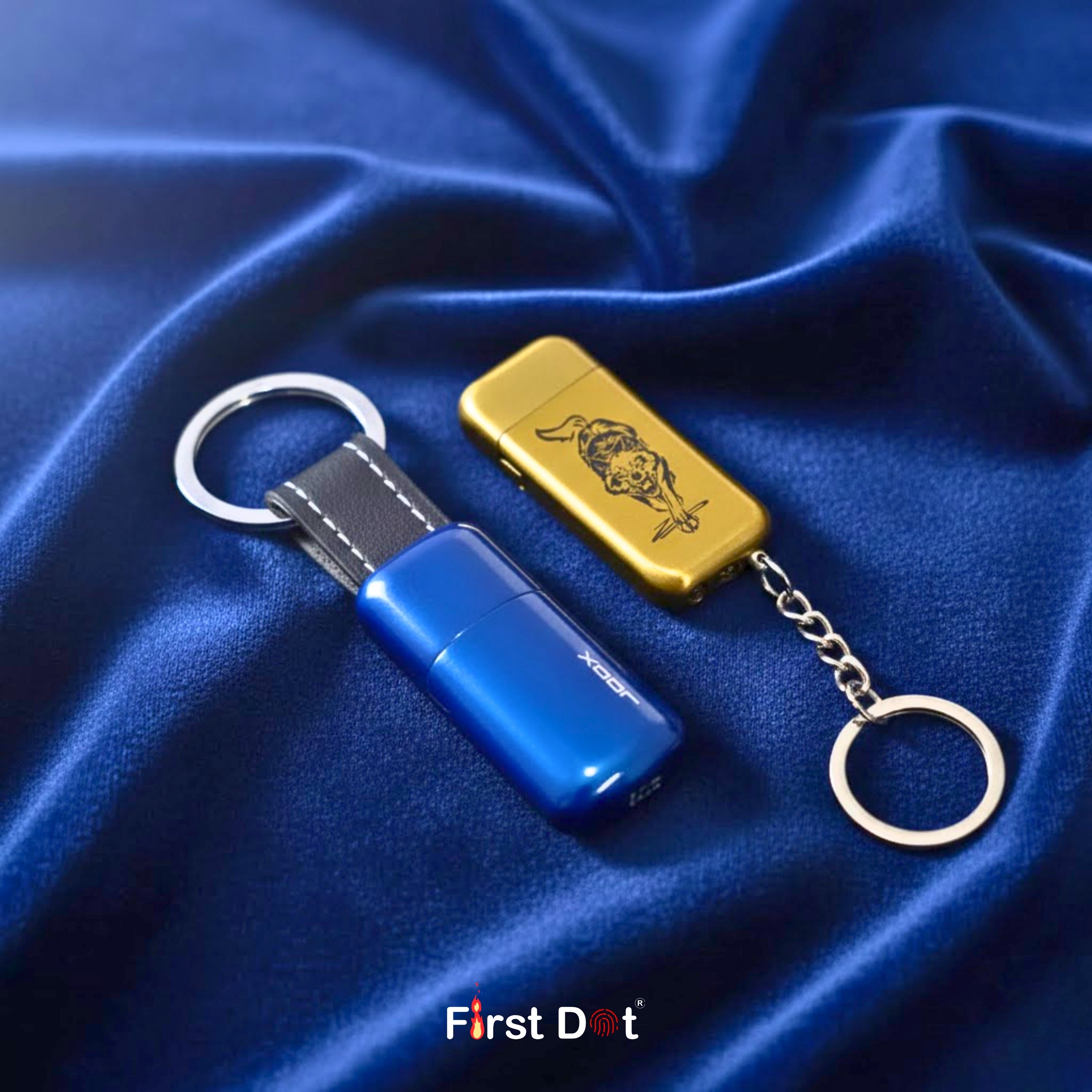 Mini Windproof Keychain Gas Lighter (Pack of 2)