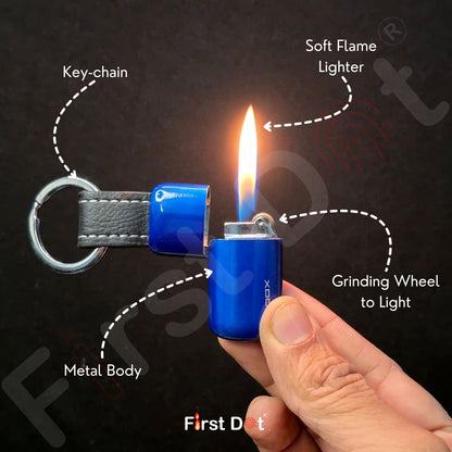 Mini Windproof Keychain Gas Lighter (Pack of 2)