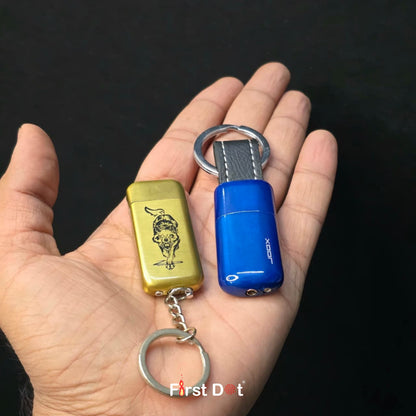 Mini Windproof Keychain Gas Lighter (Pack of 2)