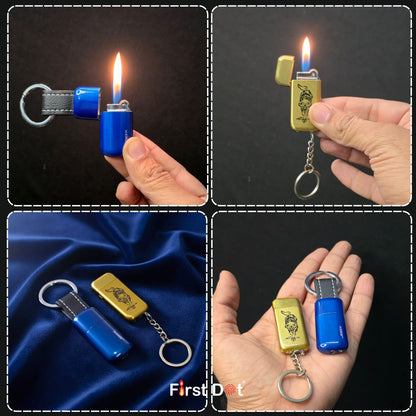 Mini Windproof Keychain Gas Lighter (Pack of 2)