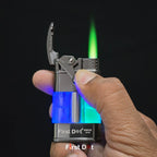 Neon Pulse LED Jet Flame Lighter