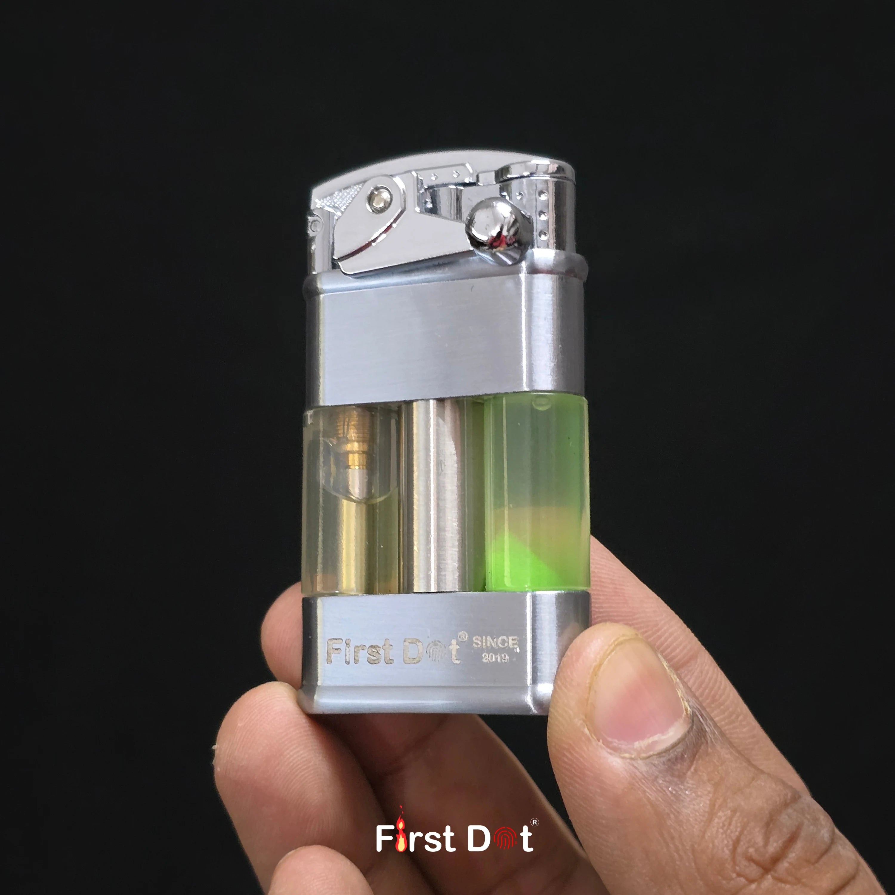 Neon Pulse LED Jet Flame Lighter