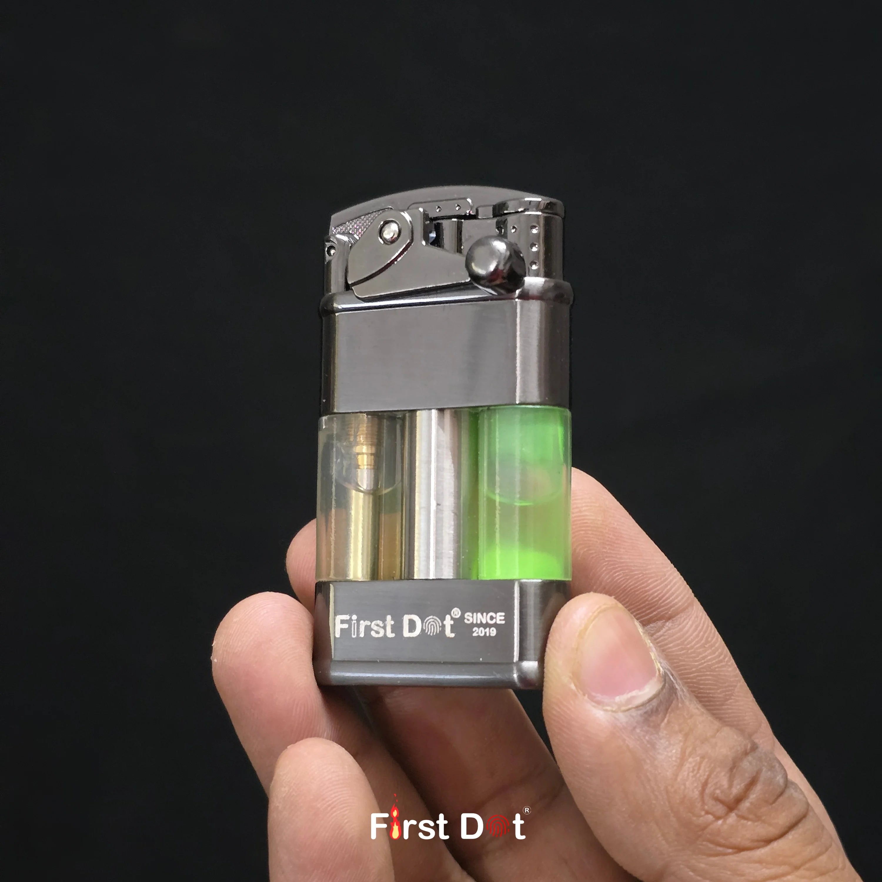 Neon Pulse LED Jet Flame Lighter