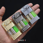 Neon Pulse LED Jet Flame Lighter