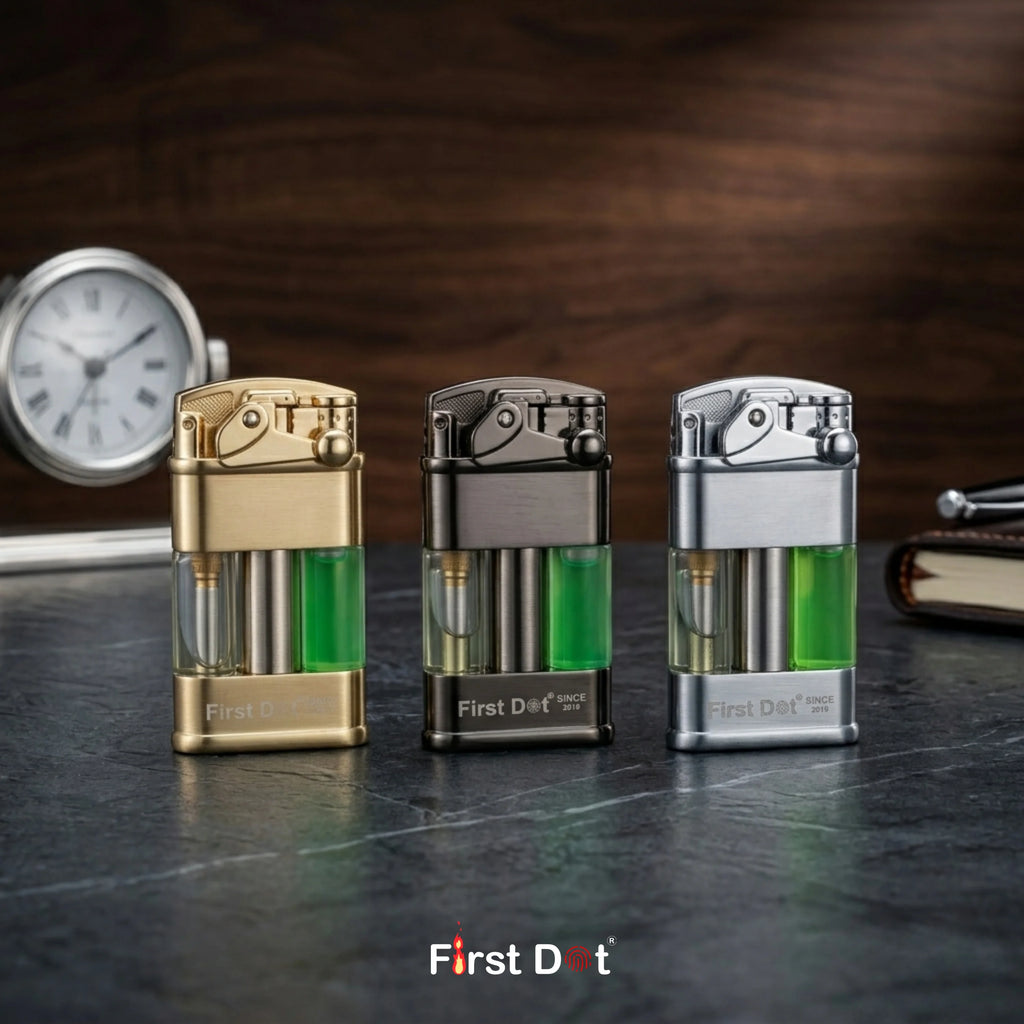 Neon Pulse LED Jet Flame Lighter