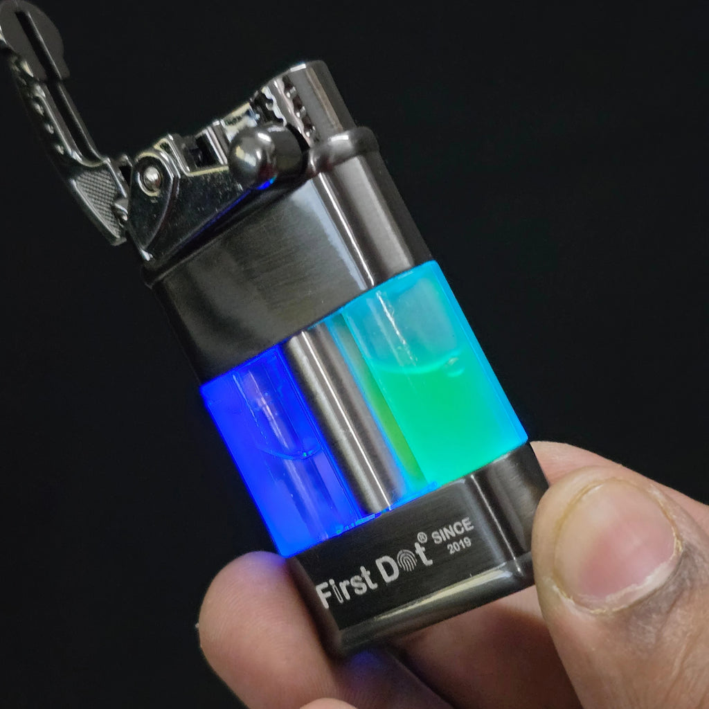 Neon Pulse LED Jet Flame Lighter