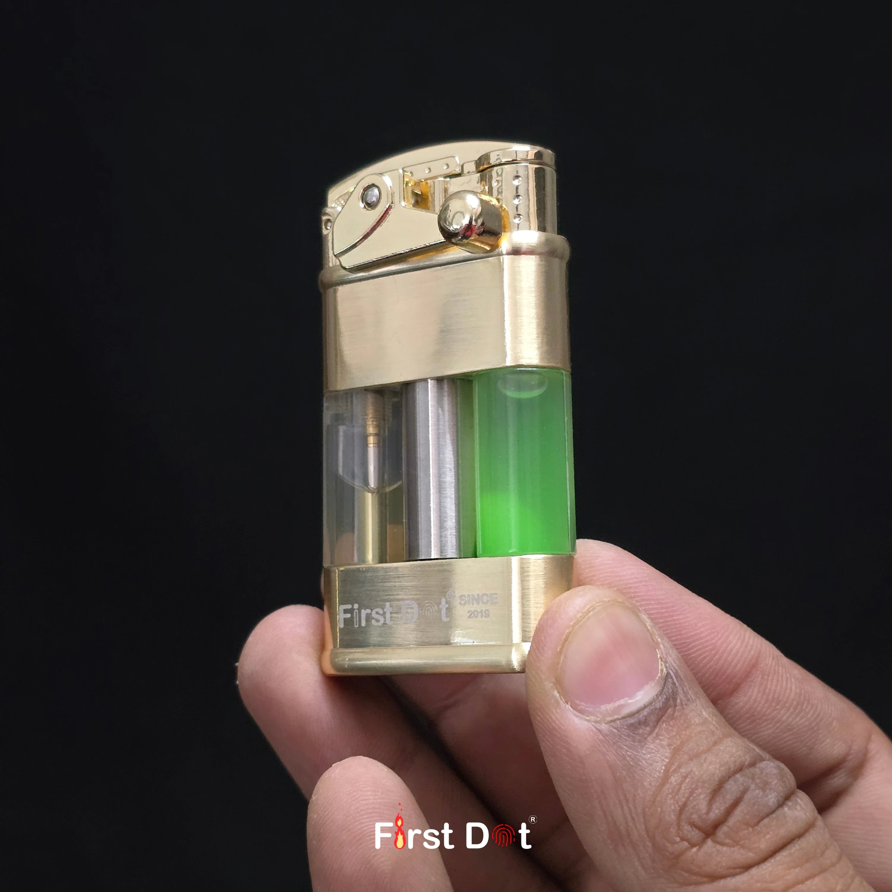 Neon Pulse LED Jet Flame Lighter