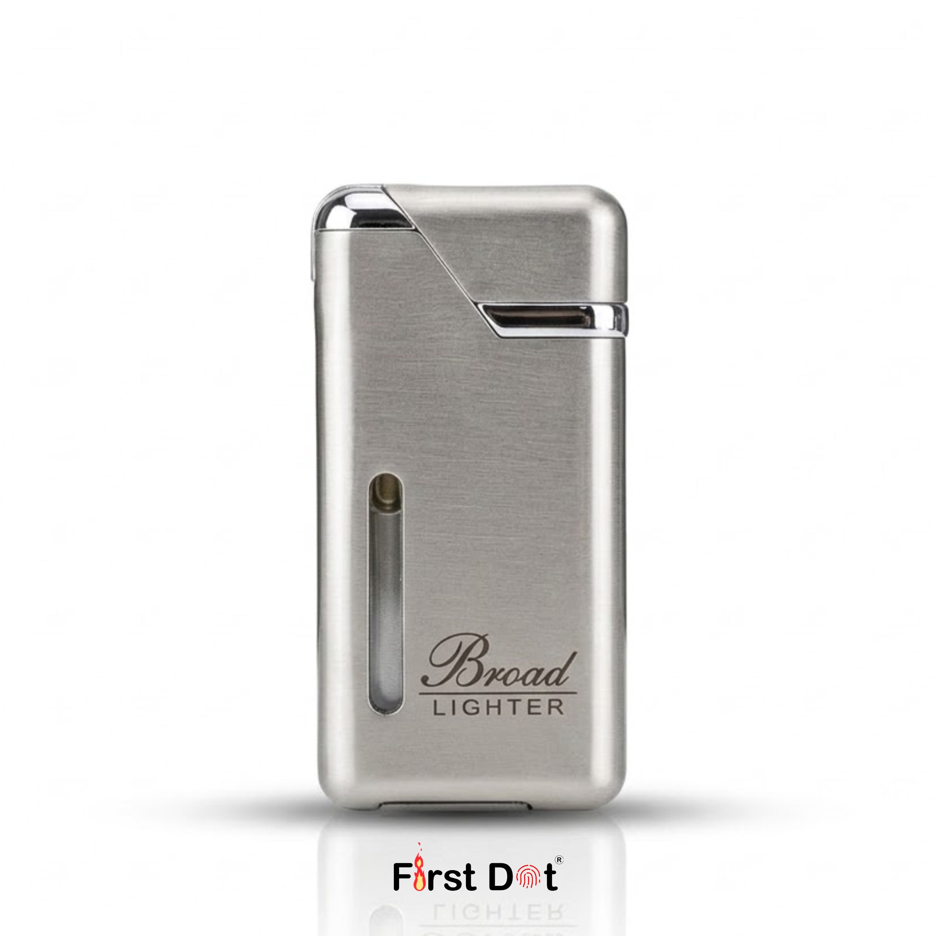 NitroJet Jet Flame Lighter Silver