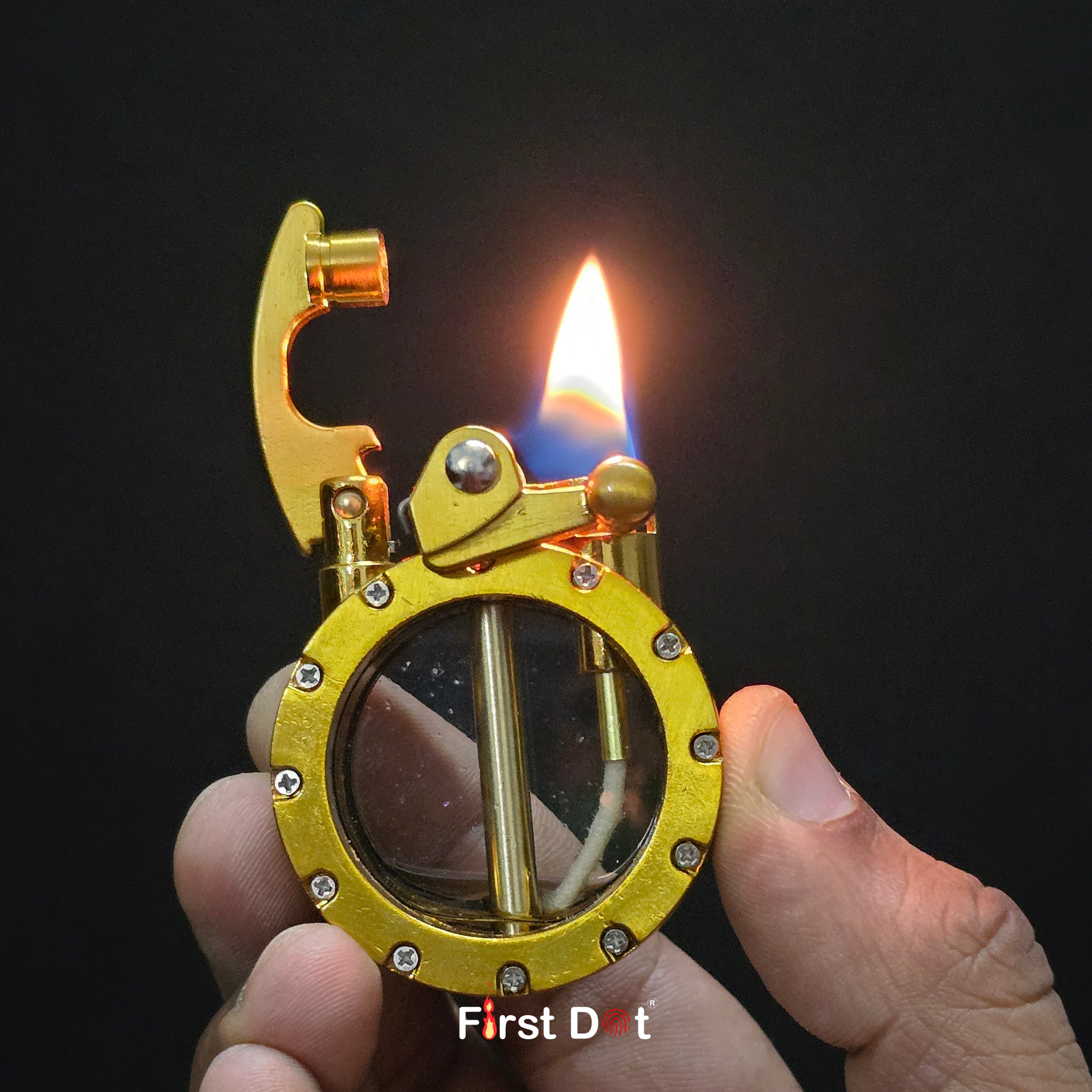 Orbit Mechanical Rocker Arm Flame Lighter