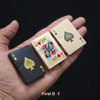 First Dot Playing Card Edition Slide Green Jet Flame Cigarette Lighter