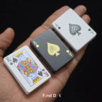 First Dot Playing Card Blue Jet Flame Cigarette Lighter