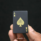 First Dot Playing Card Blue Jet Flame Cigarette Lighter