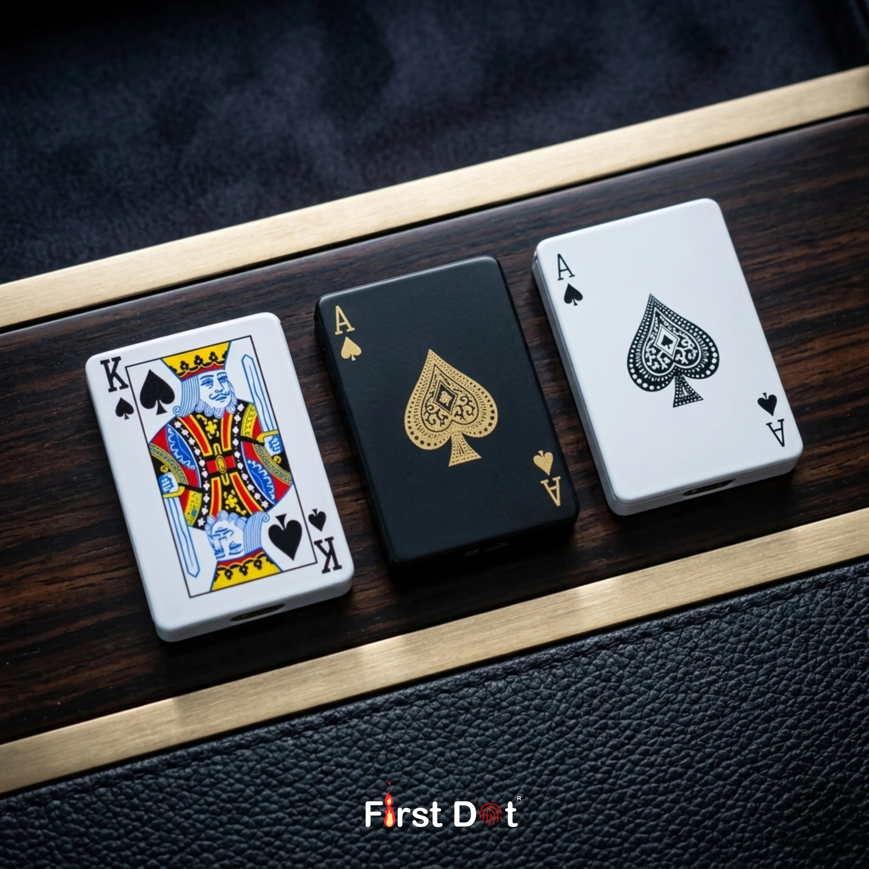 Playing Card Jet Flame Cigarette Lighter