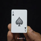First Dot Playing Card Blue Jet Flame Cigarette Lighter
