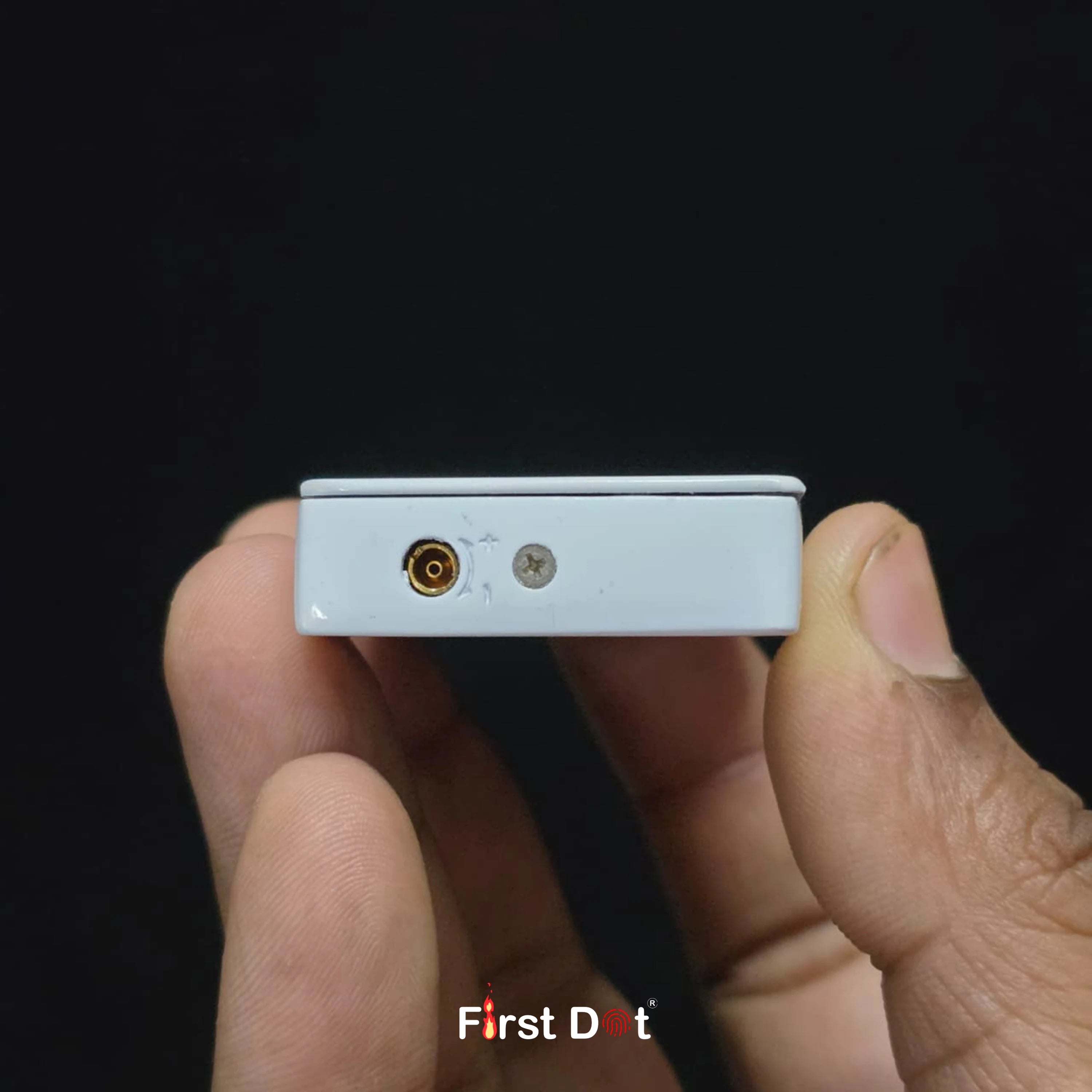 First Dot Playing Card Blue Jet Flame Cigarette Lighter