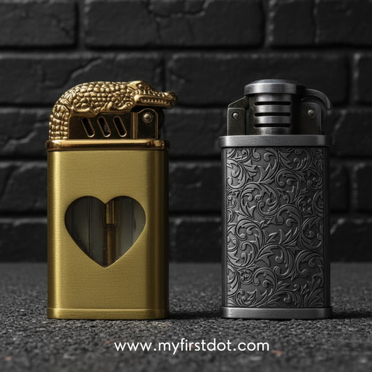 Premium Gas Lighter Trendy Combo (Set of 2)