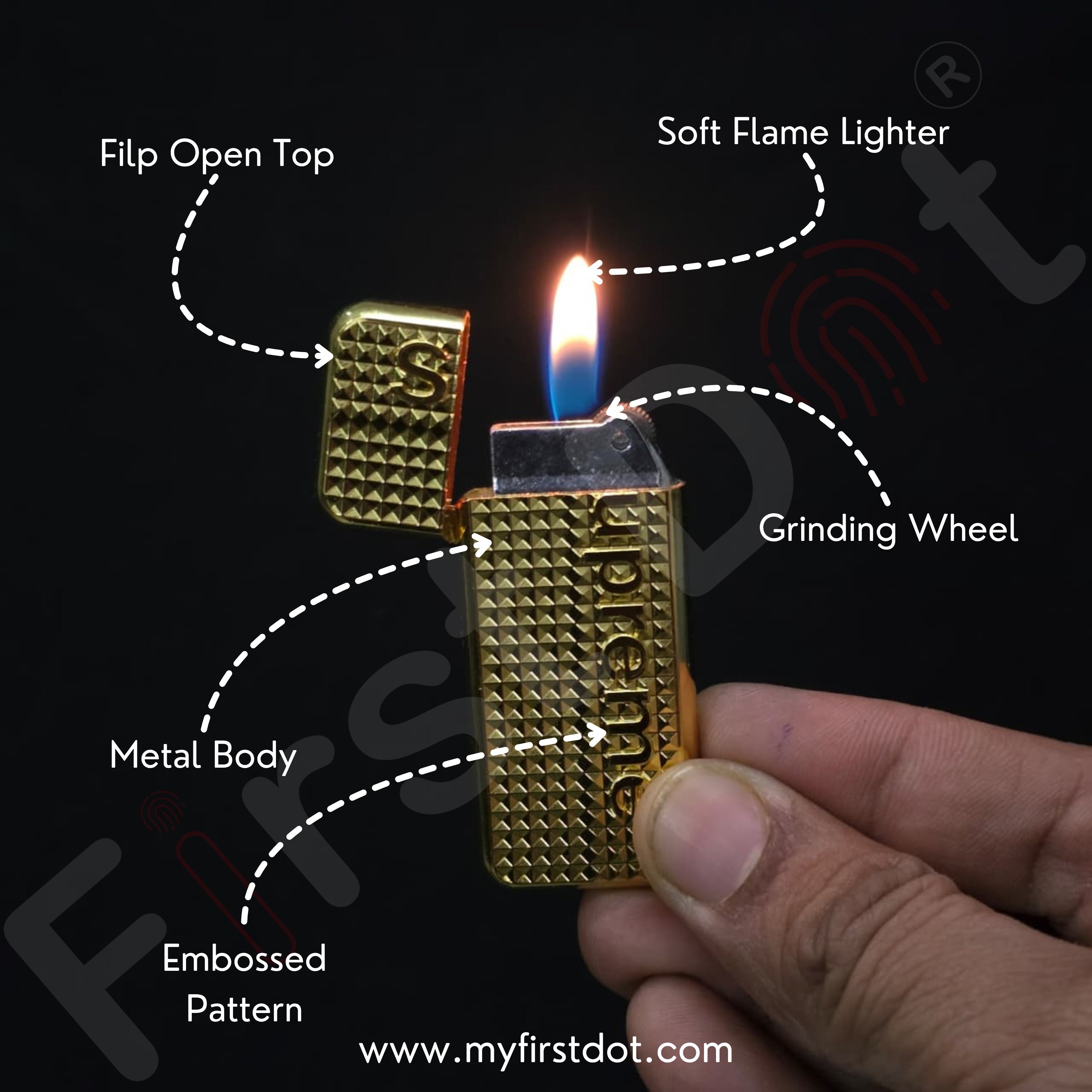 Premium Gas Lighter Trendy Combo (Set of 2)
