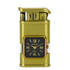 Premium Transparent Clock Lighter – Lighter for Men Beige