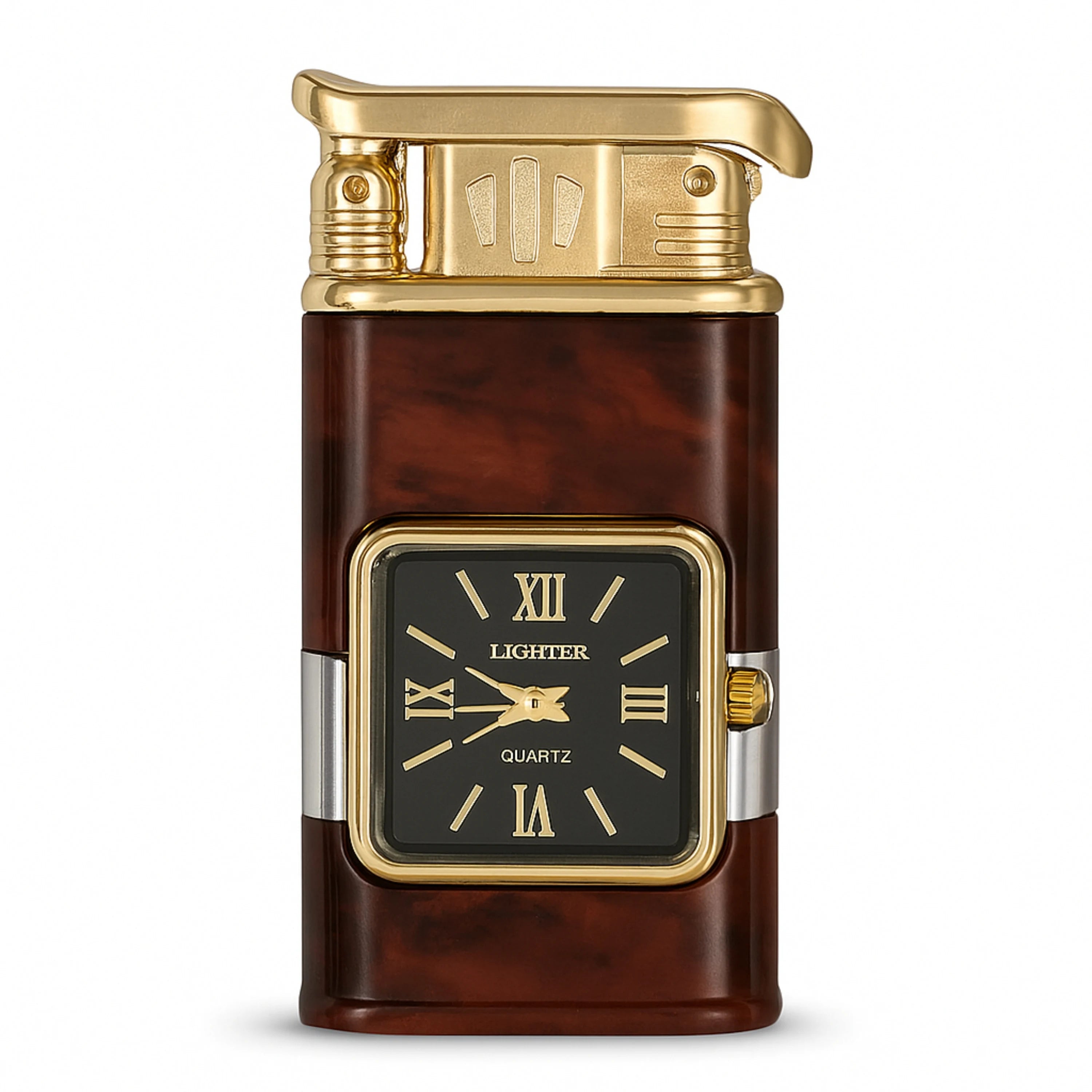 Premium Transparent Clock Lighter – Lighter for Men