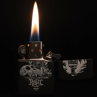 Premium Jack Daniel’s Signature Lighter – Windproof Refillable Cigarette Lighter for Men