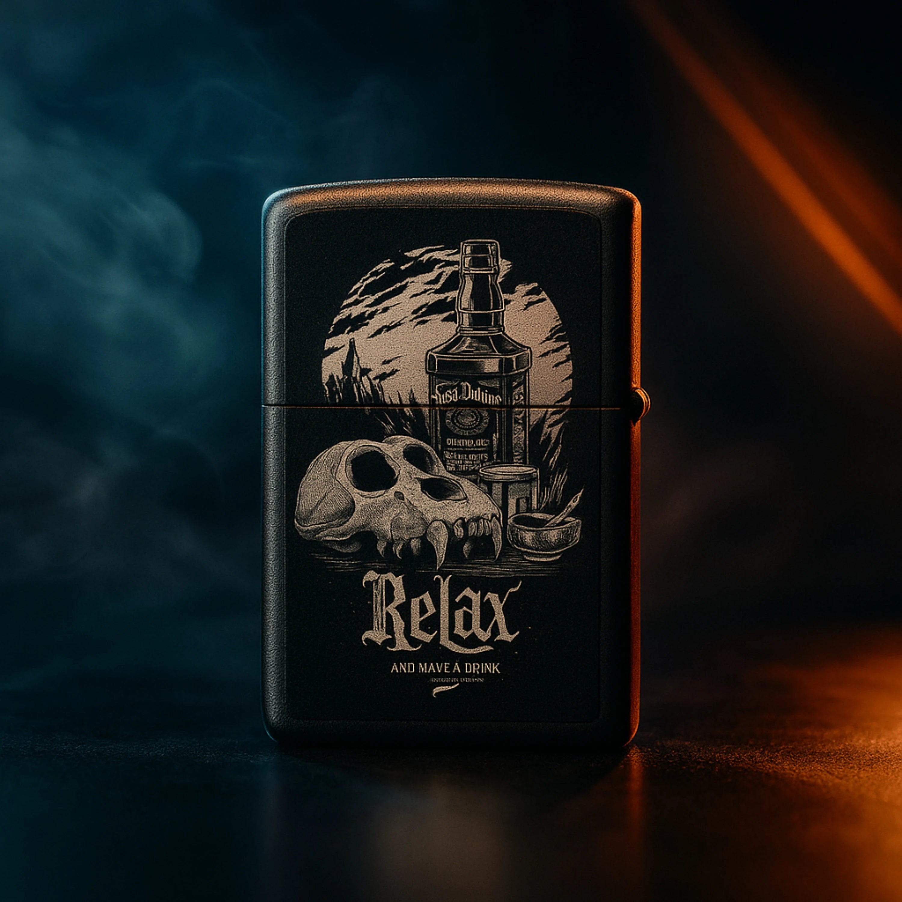Jack Daniel’s Signature Classic Lighter | Windproof Cigarette Lighter