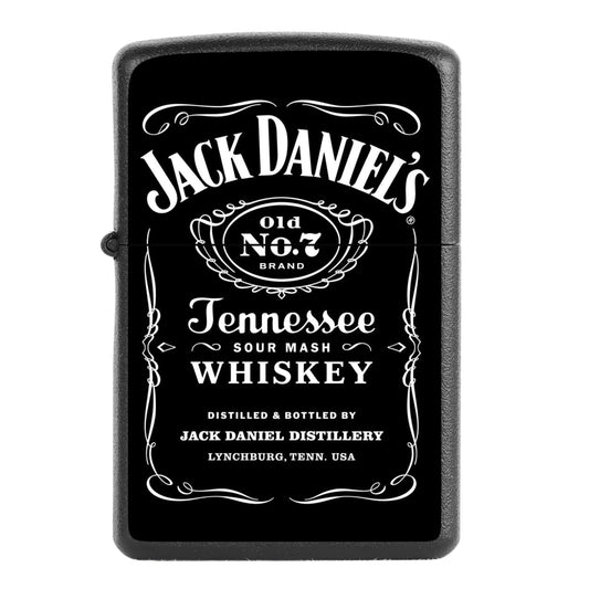 Premium Jack Daniel’s Signature Lighter – Windproof Refillable Cigarette Lighter for Men