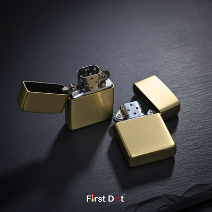 Combo of 2 Embossed Metal Cigarette Lighters + Free 50ml Fuel