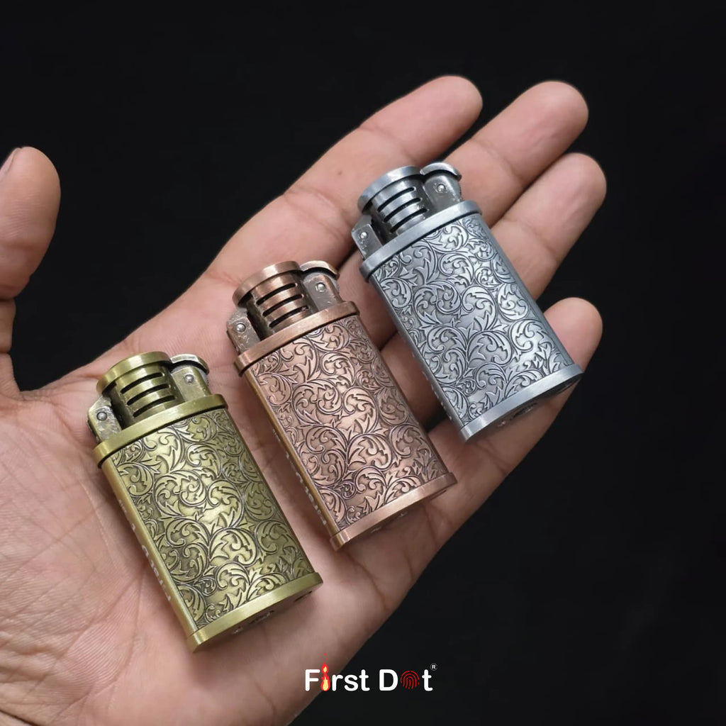 Rare Vintage Grinding Wheel Windproof Cigarette Lighter