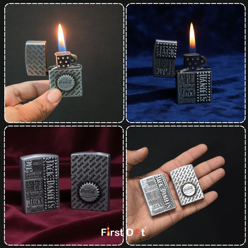 (Pack of 2) Classic Gas Lighter for Daily Use