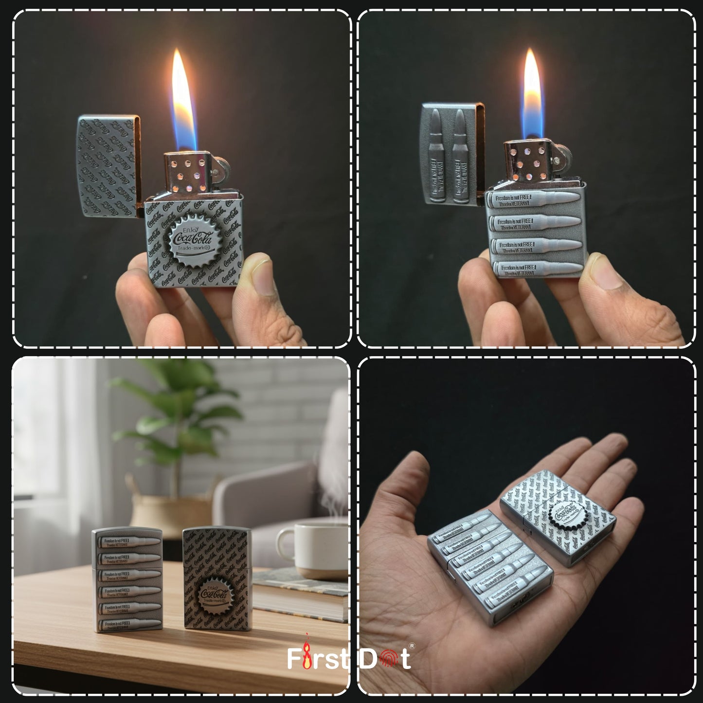 Classic Refillable Gas Lighter (Pack of 2)