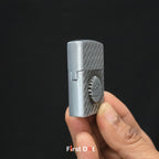 Retro Cap Engraved Cigarette Lighter