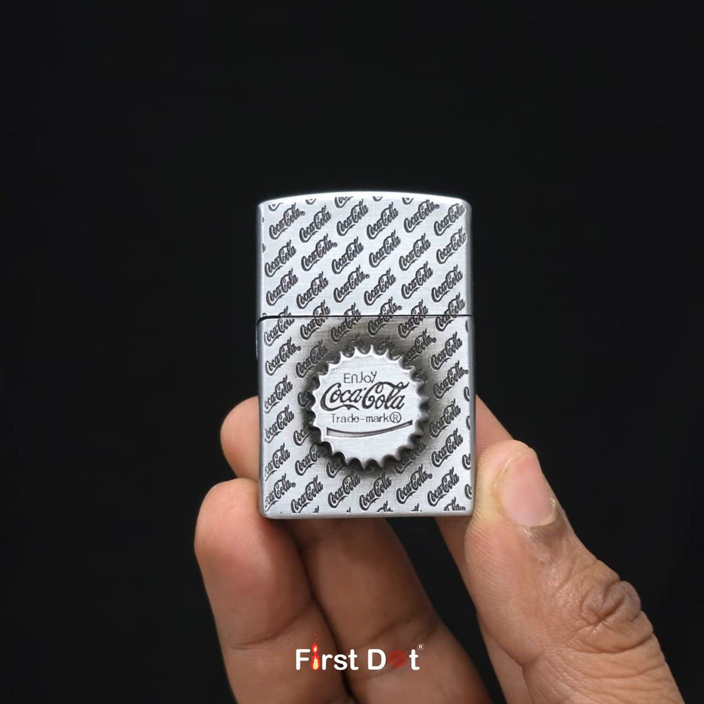 Retro Cap Engraved Cigarette Lighter