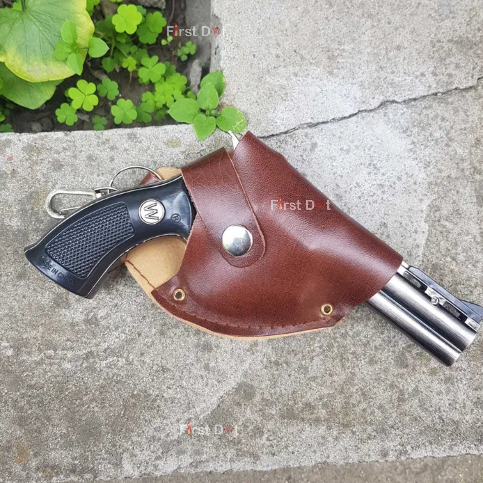 Revolver Design Jet Flame Lighter – Butane Windproof Pocket Torch