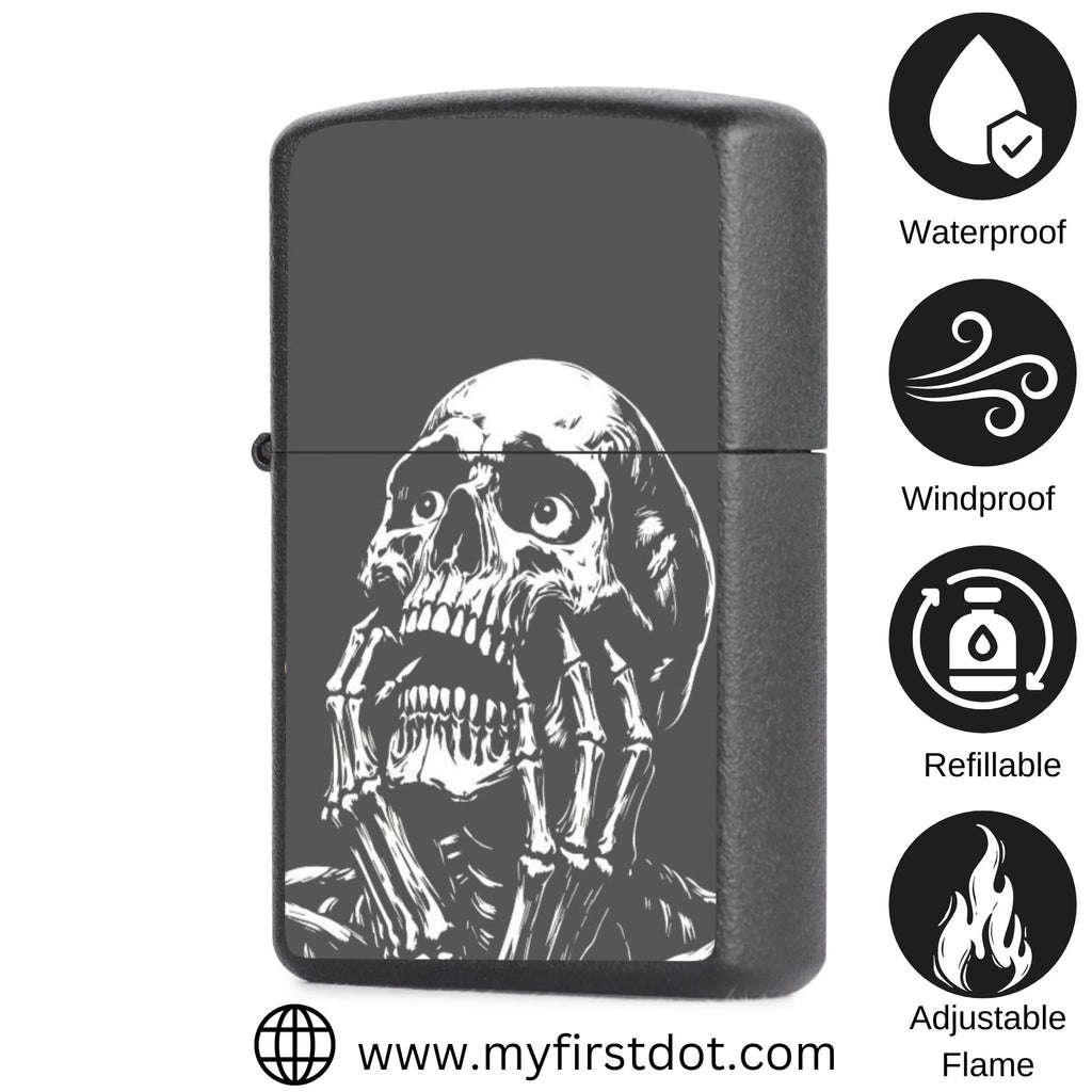 Scary Skull Lighter Windproof Cigarette Lighter for Men
