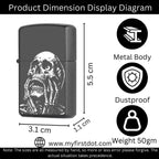Scary Skull Lighter Windproof Cigarette Lighter for Men